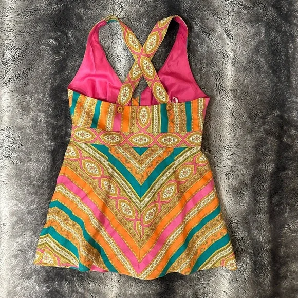 SOLD - 👗Nanette Lepore Pashima Patterned Mini Dress👗 - Picture 4 of 9